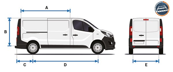 Mercedes Vito Intérieur : Dimensions du véhicule utilitaire